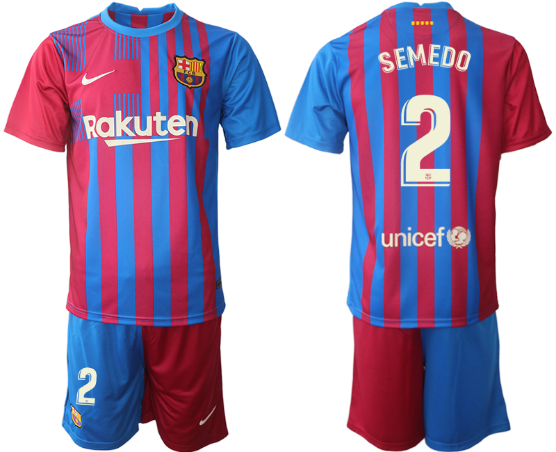 Men 2021-2022 Club Barcelona home red #2 Nike Soccer Jerseys